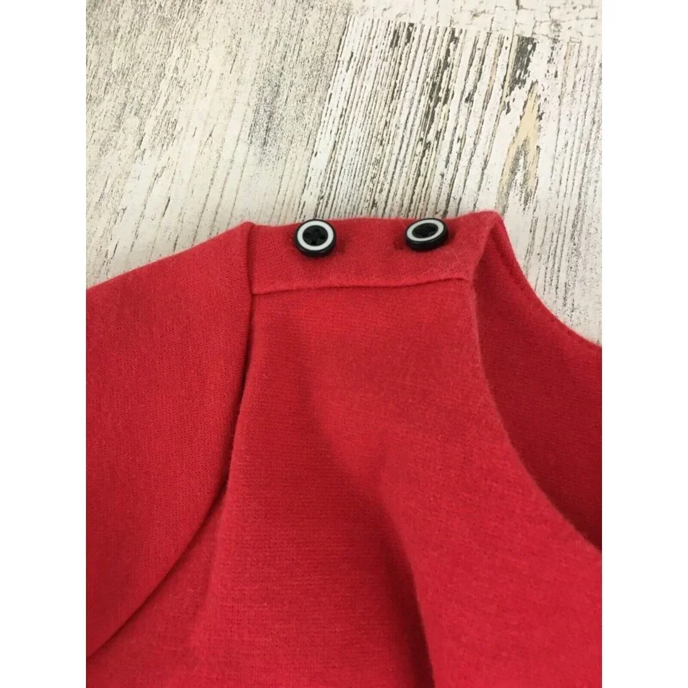 Gymboree Olivia Pig Red Dress Black Bow Short Sleeve Halloween Costume Girls 6
